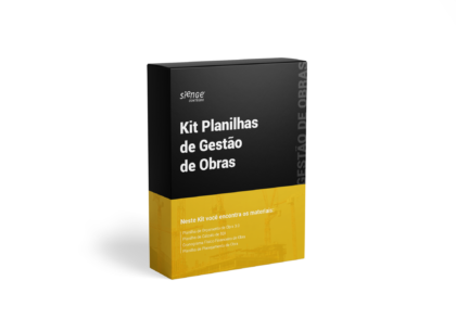 Kit planilhas de gestao de obras