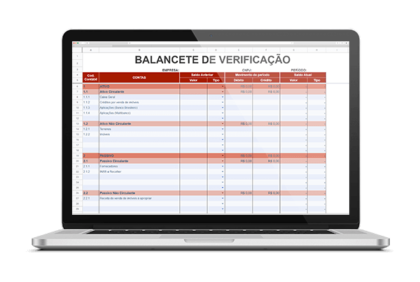 Modelo de Balancete de Verificação